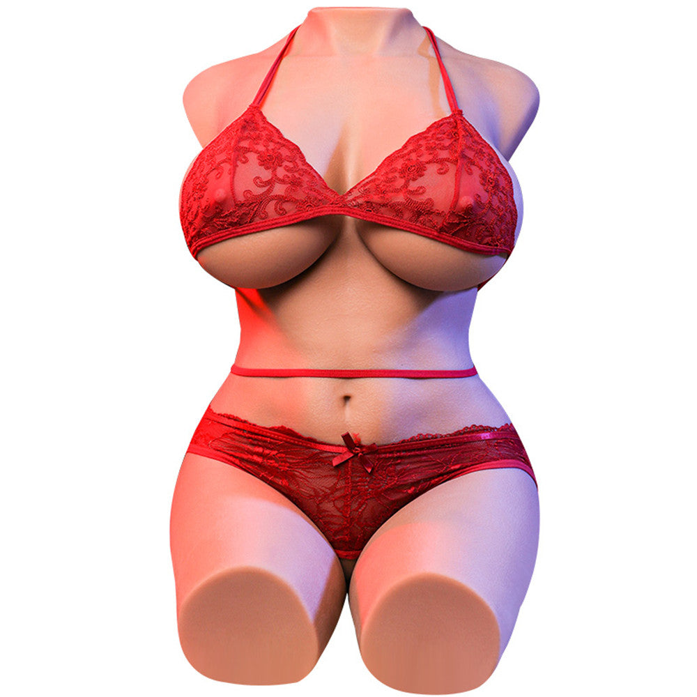61,7 lb (ca. 28 kg) Ultrarealistische TPE Torso Puppe – Hautanpassung