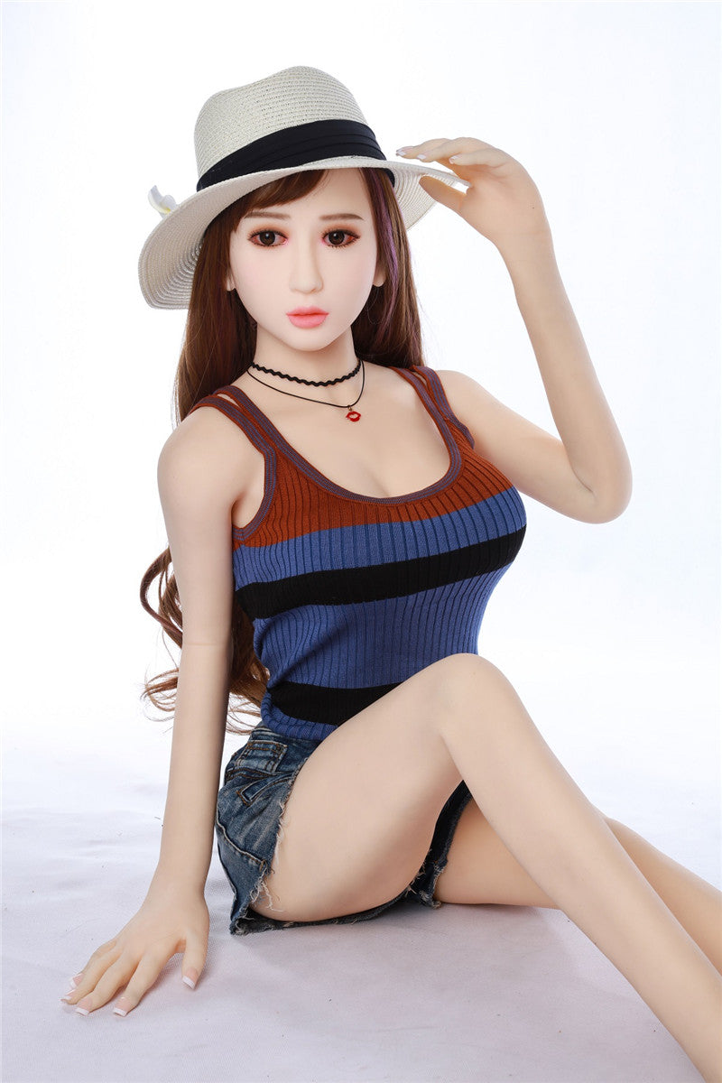 148cm Realistische japanische Sexpuppe mit natürlichen Brüsten