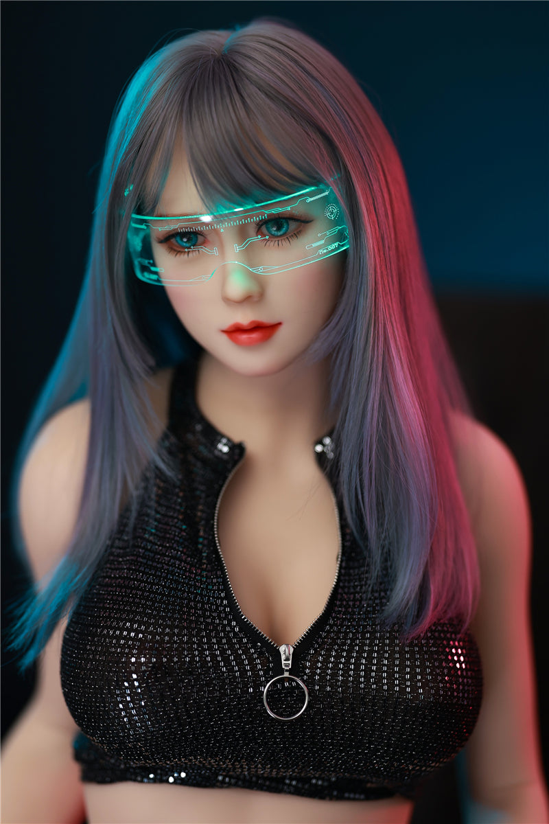 Tech Girl Sexdukke - Realistisk Stor Bryst - 165 cm - Hvid Hud